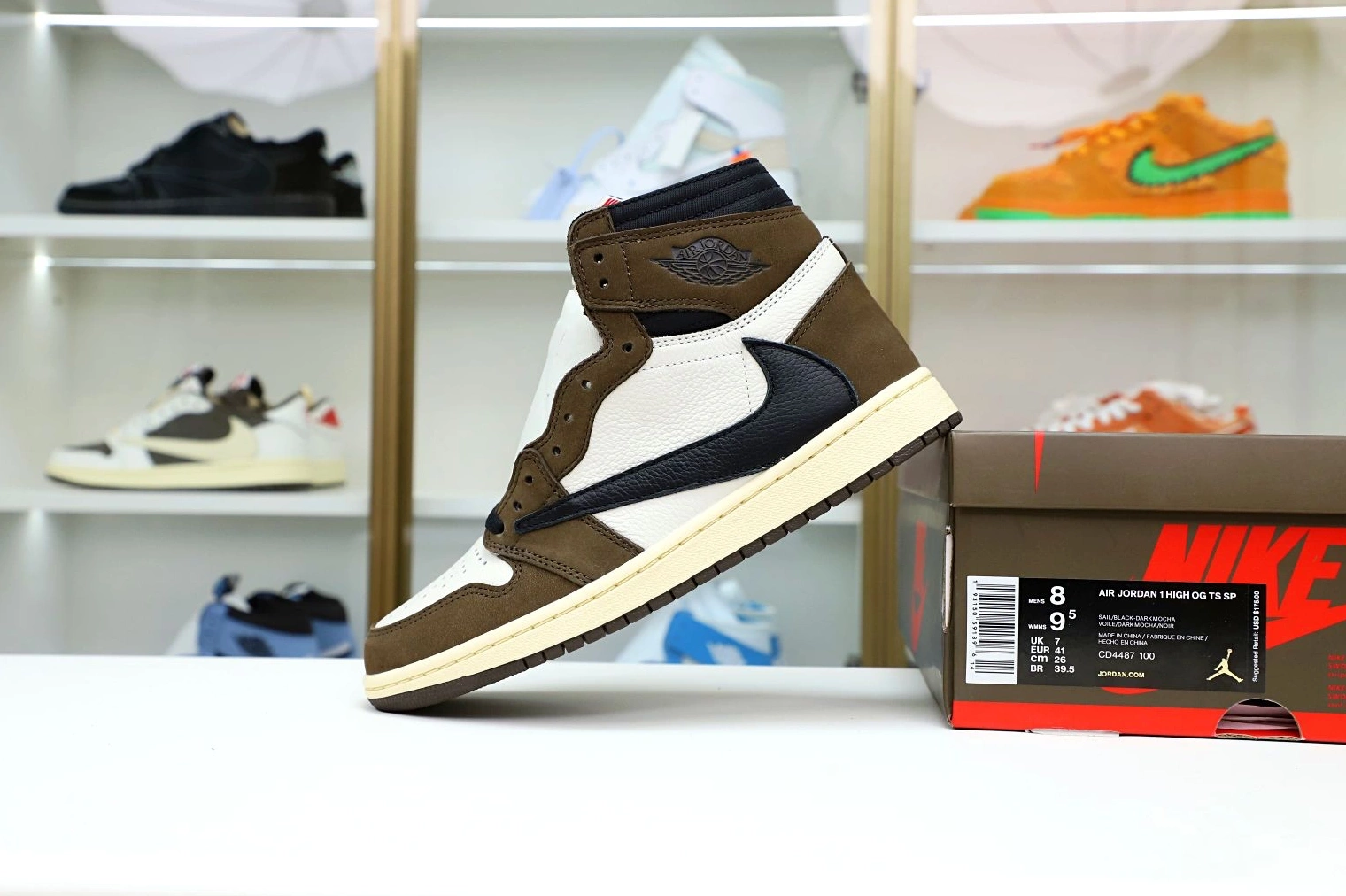 JORDAN X 1 TRAVIS AIR OG RETRO 'MOCHA' SCOTT HIGH 1027